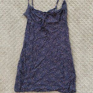 Brandy Melville blue floral tank dress